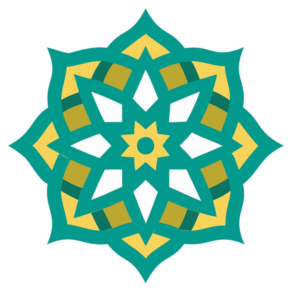 Intricate Islamic Pattern for Fabric and Print vector