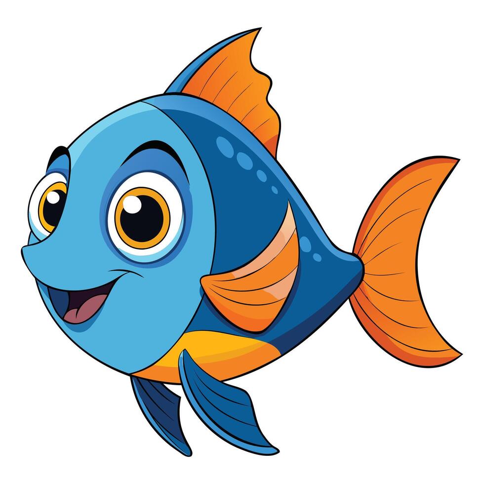 Stylized Fish Art vector