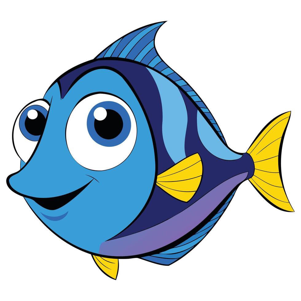 Cartoon Fish Illustration vector