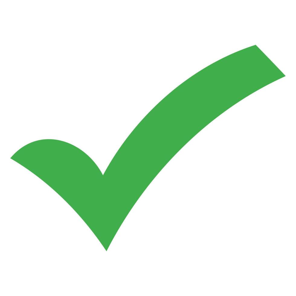 Approval Checkmark Graphic Template vector