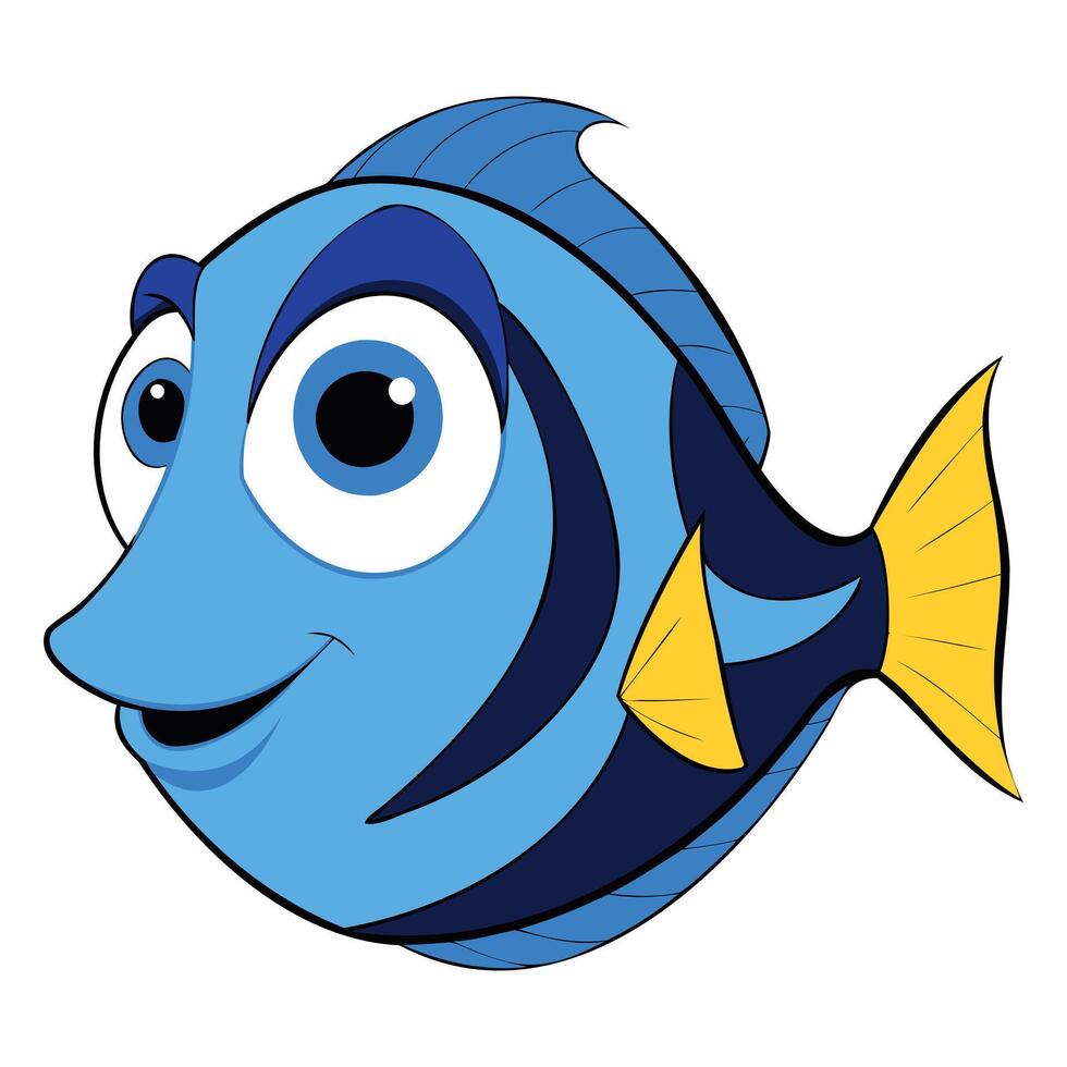 Simple Fish Icon vector