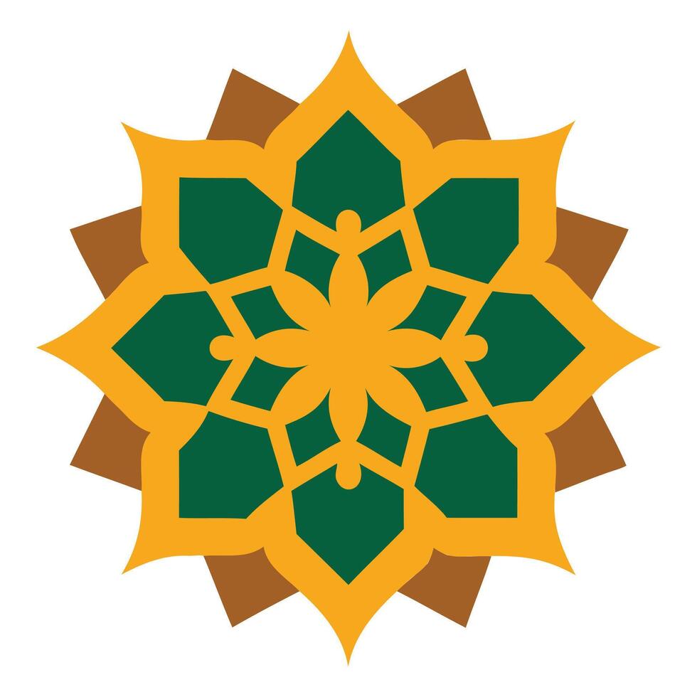 Decorative Islamic Motif for Home Decor vector