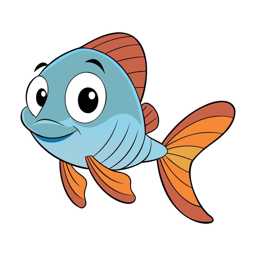 Abstract Fish Design vector