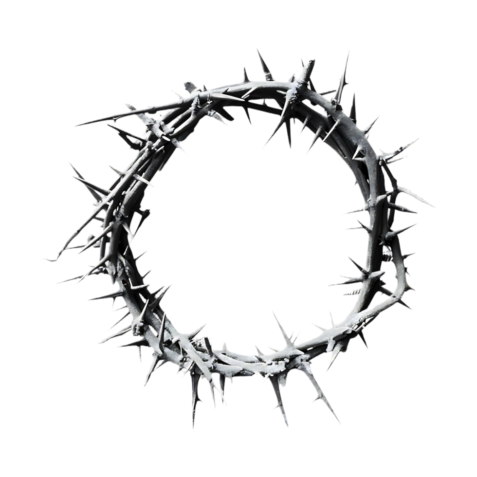 Crown of Thorns A Symbol of Sacrifice and Faith png