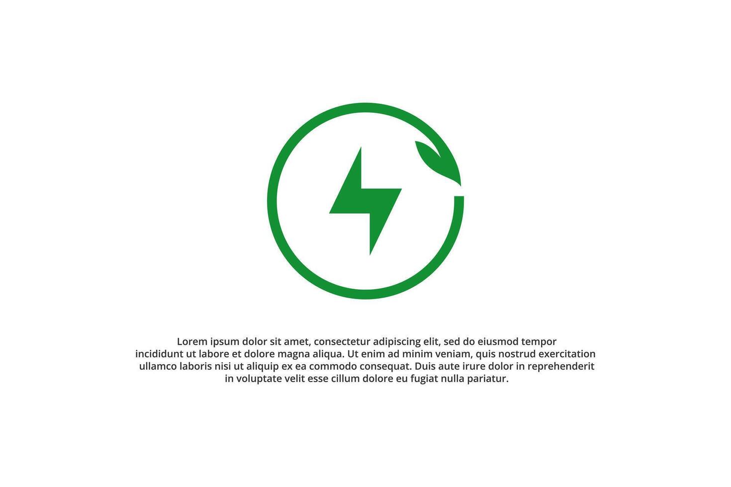 modern energy house logo design vector