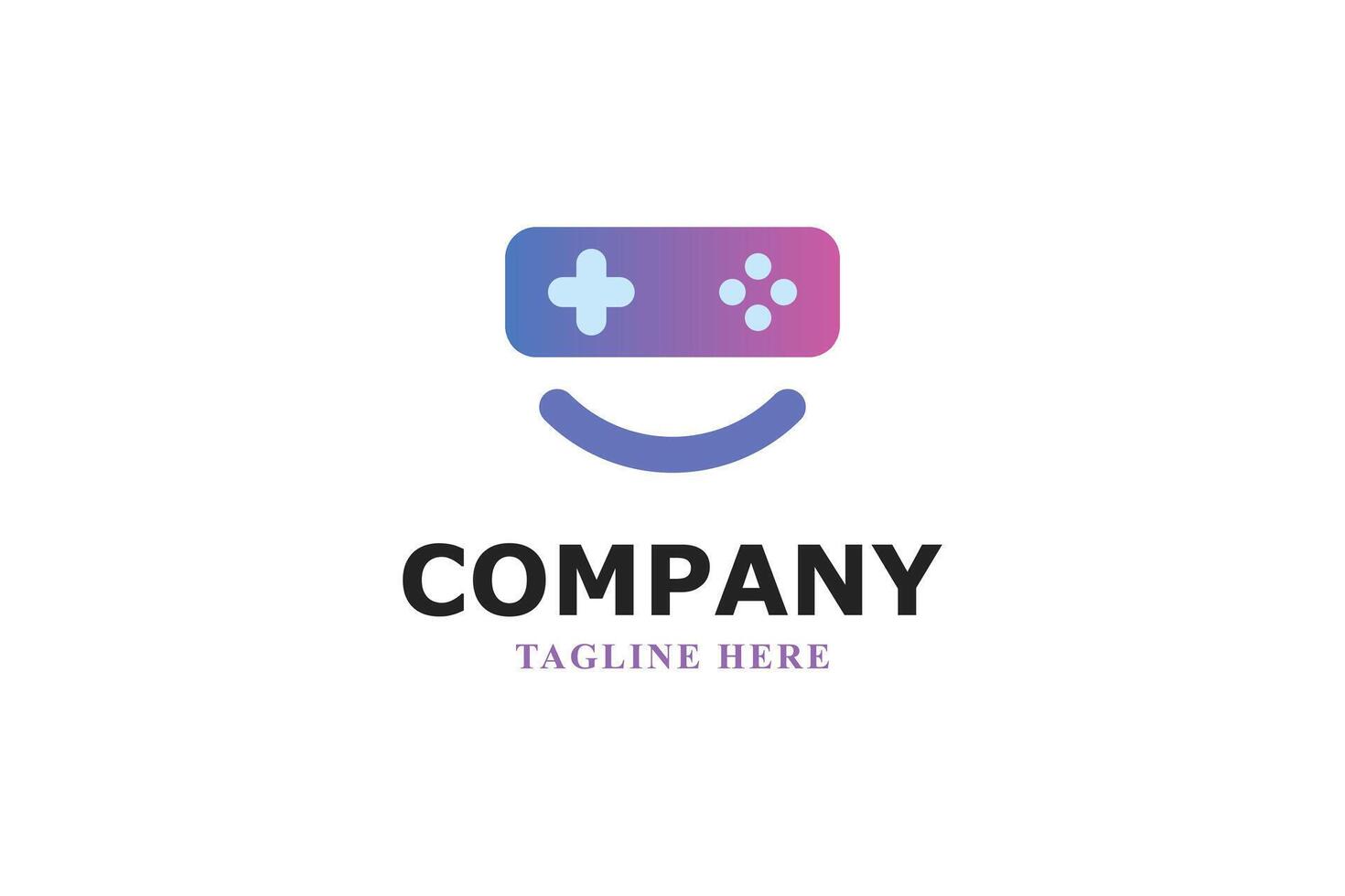 games and fun modern logo vector
