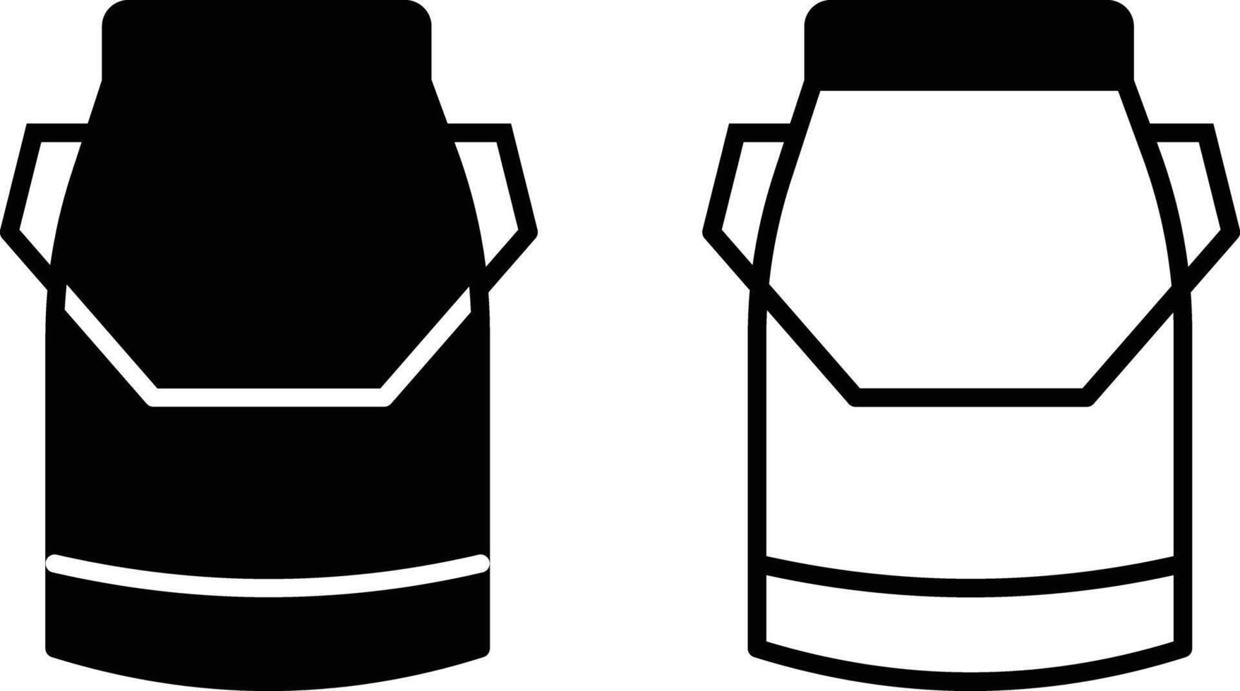 Milking Bucket Icon Set. cheese production. cow icons . black design black design. vector