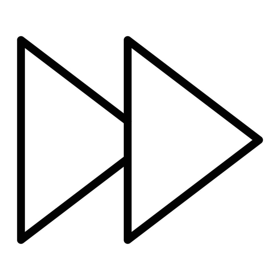 A black and white image of a two arrow symbol vector