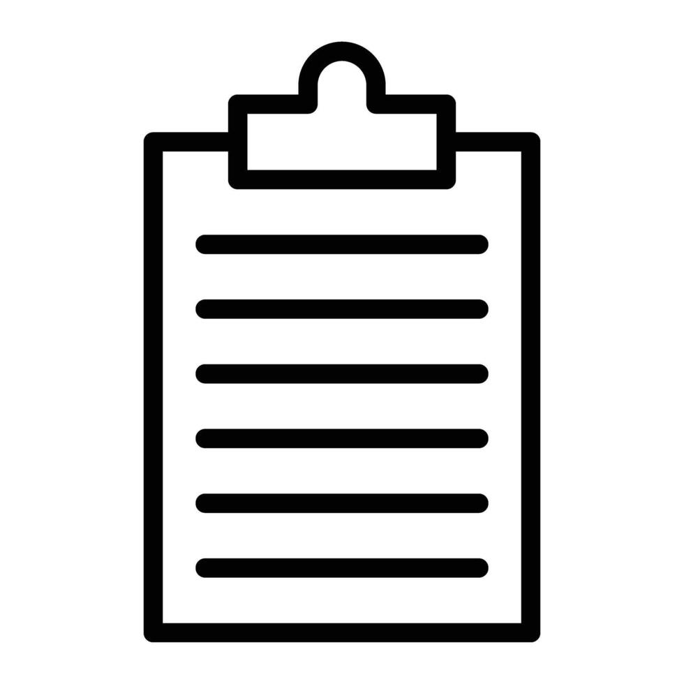 Notepad Line Icon Design vector
