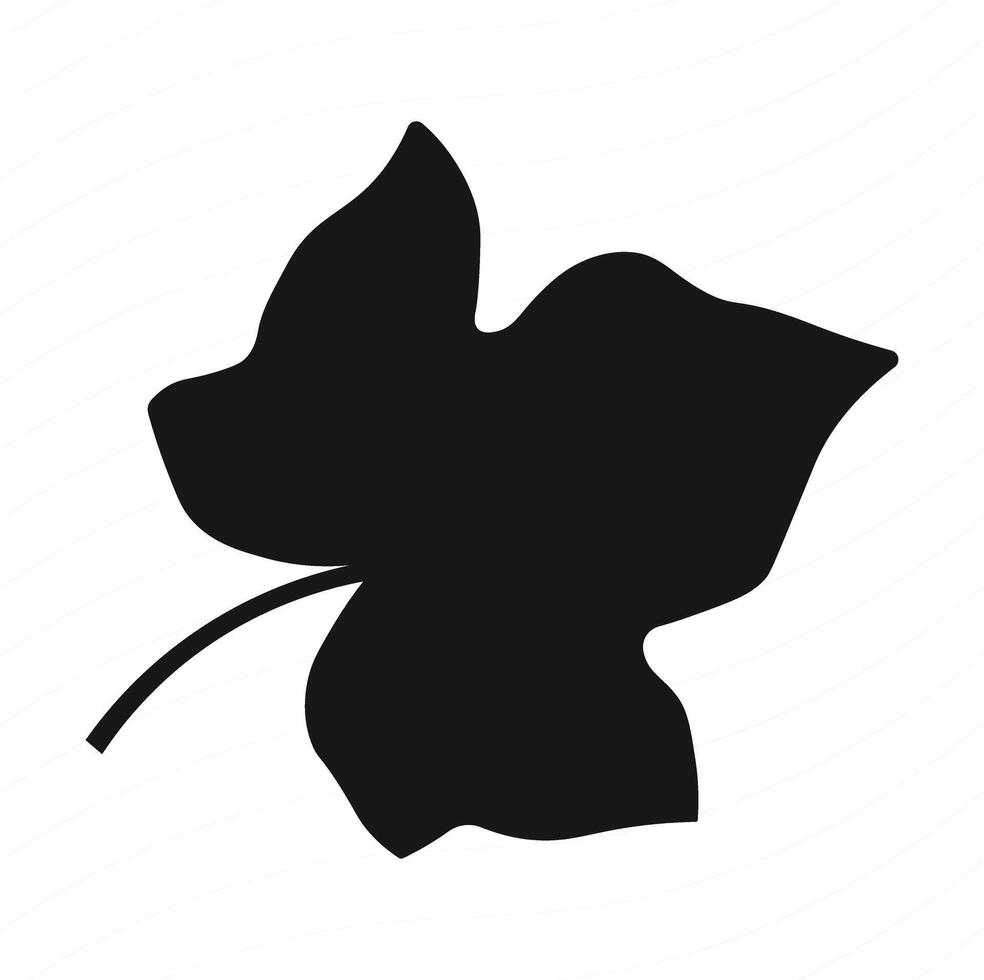 Ivy Leaf Silhouette, Leaves Clipart, Leaf Vectors File,