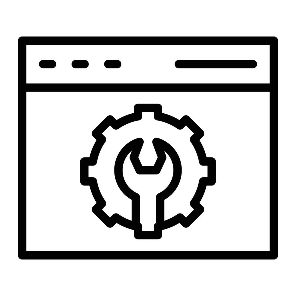 Technical Support Line Icon Design vector