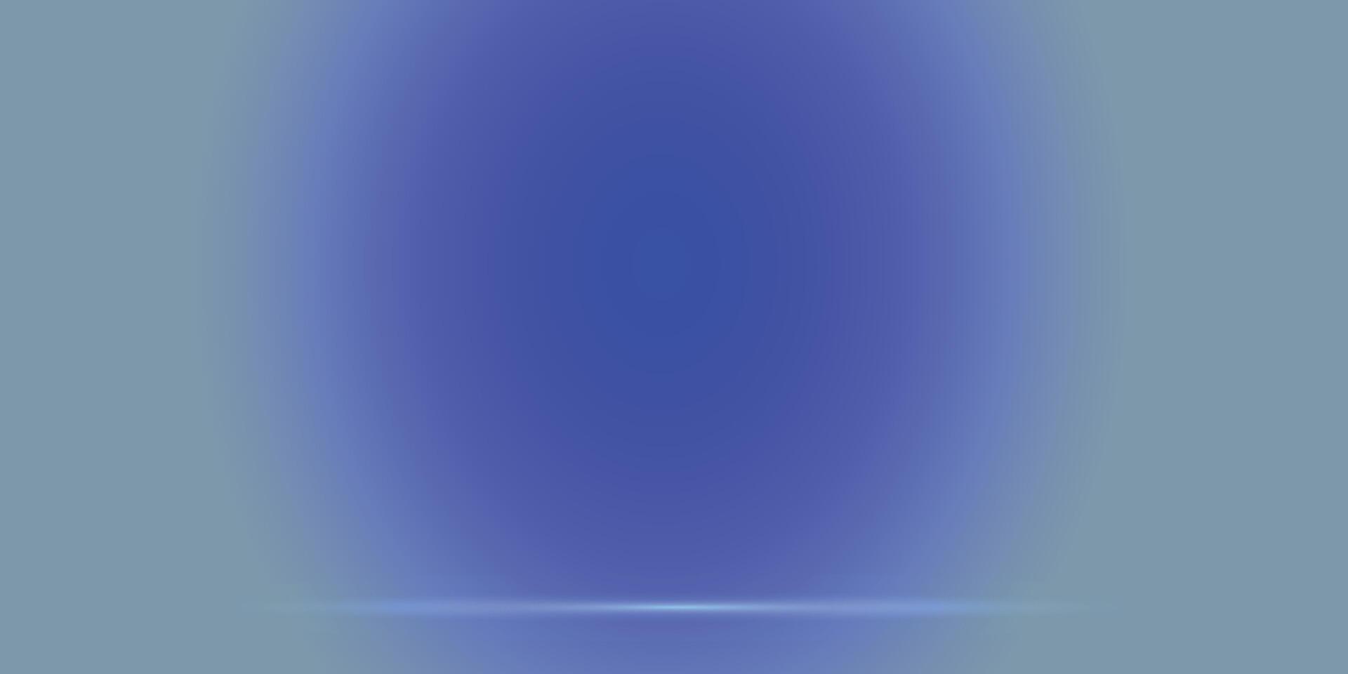 Abstract Luxury gradient background with a vibrant blue focal point for Product Photography. vector