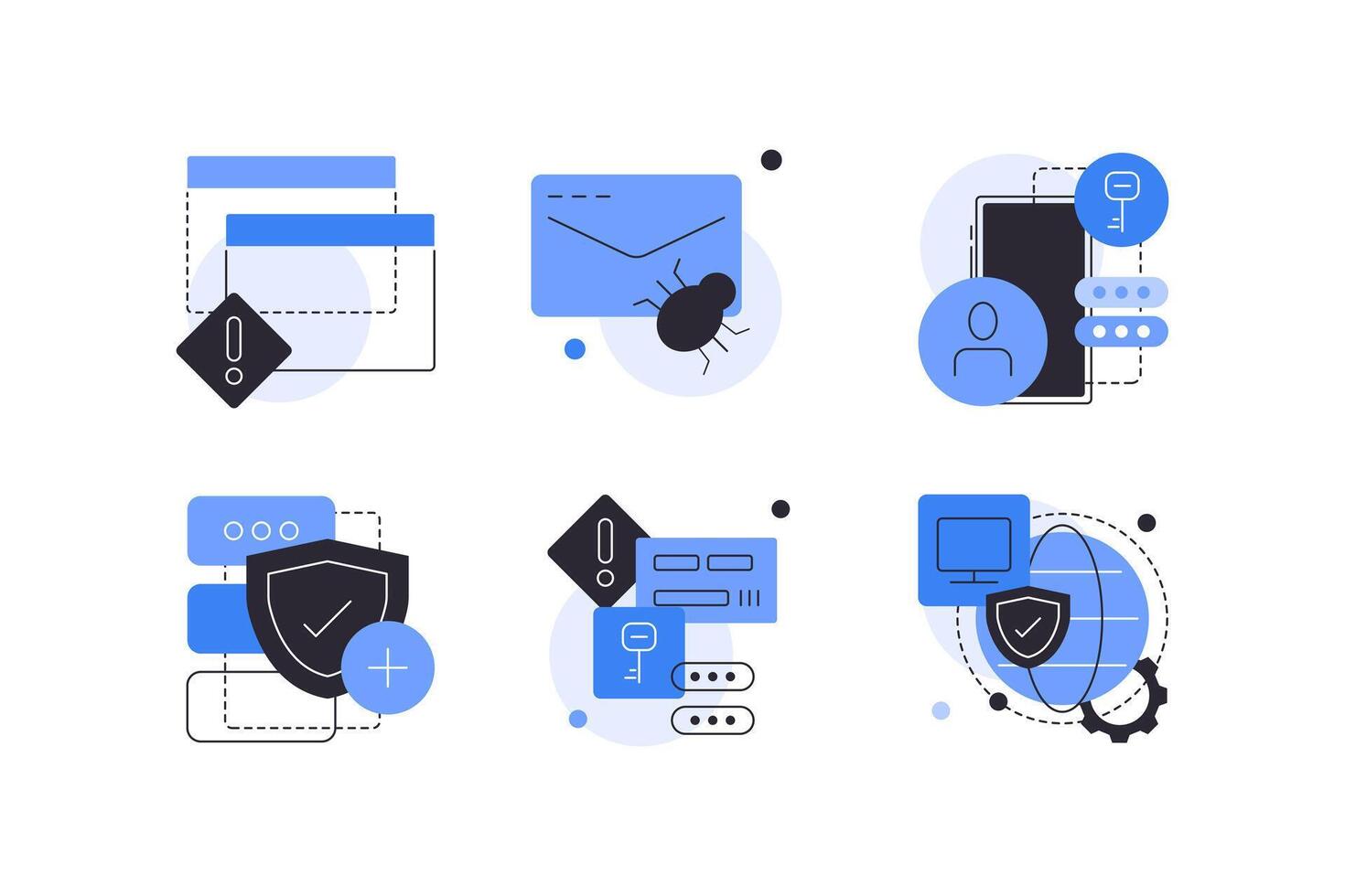Scam and phishing,Cyber security vector