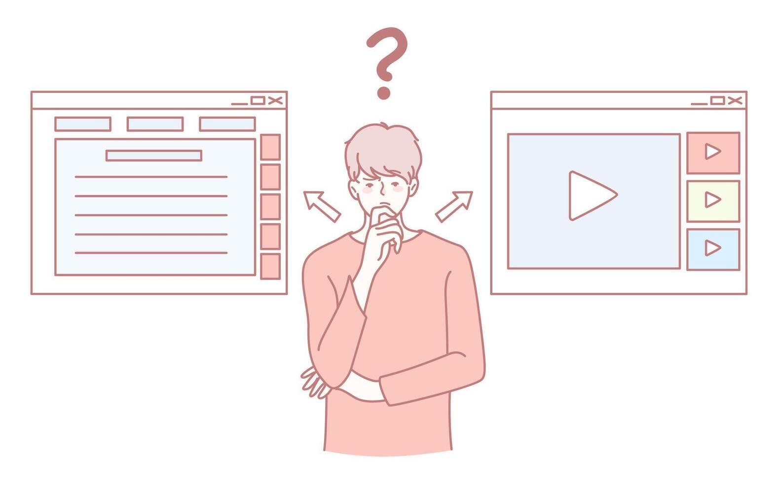 Navigating the Complex Choices Confronting the Media Selection Dilemma We Face Today vector