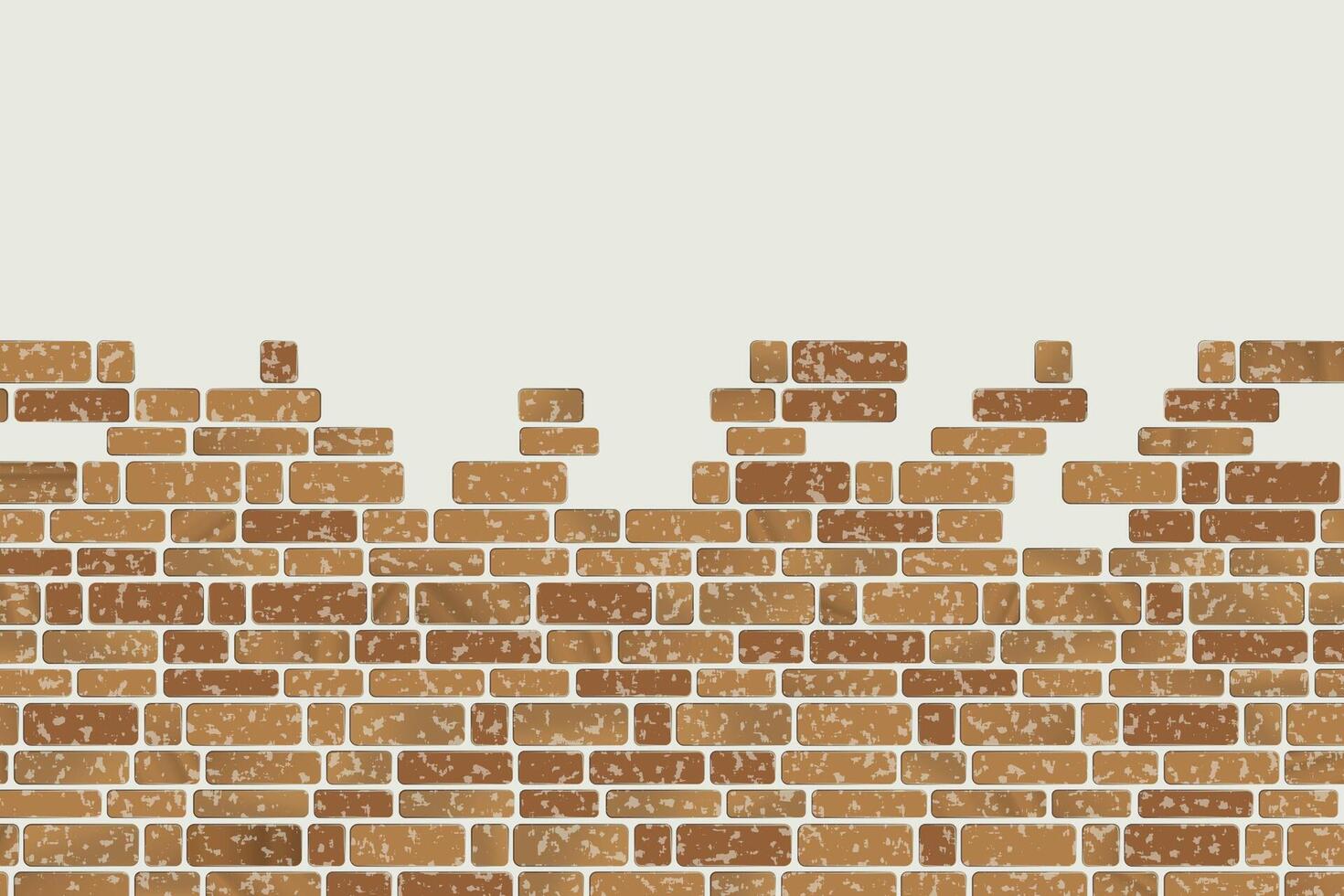 Brick wall illustration with a minimalist design vector