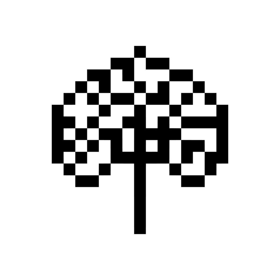 classic shape pixel art outline vector