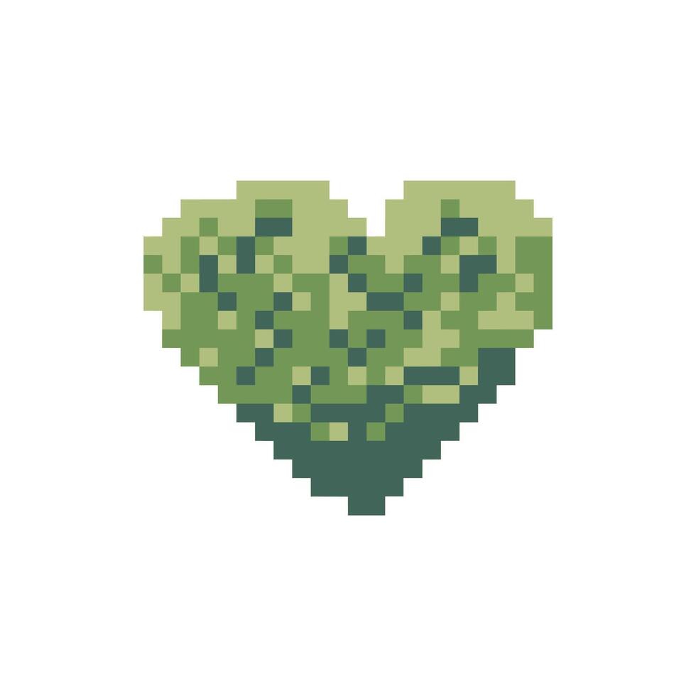 minimal pixel art nature leaf vector