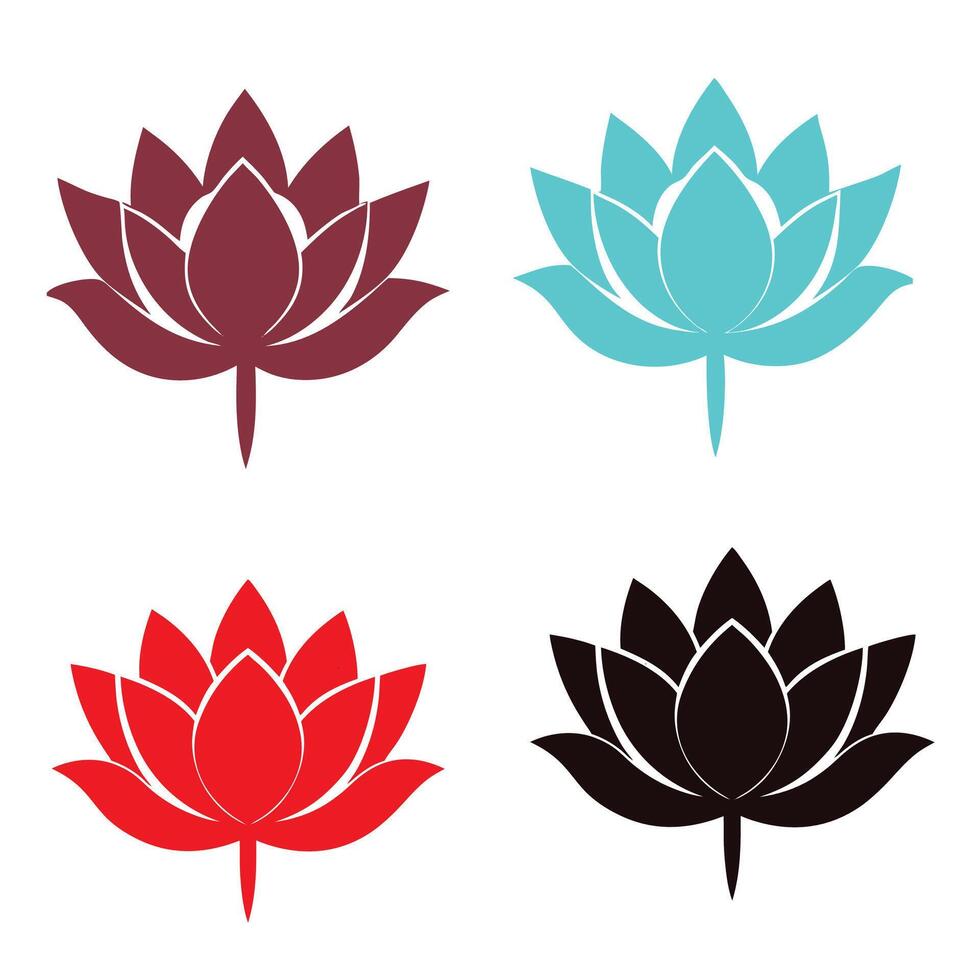 Flowers on white background vector