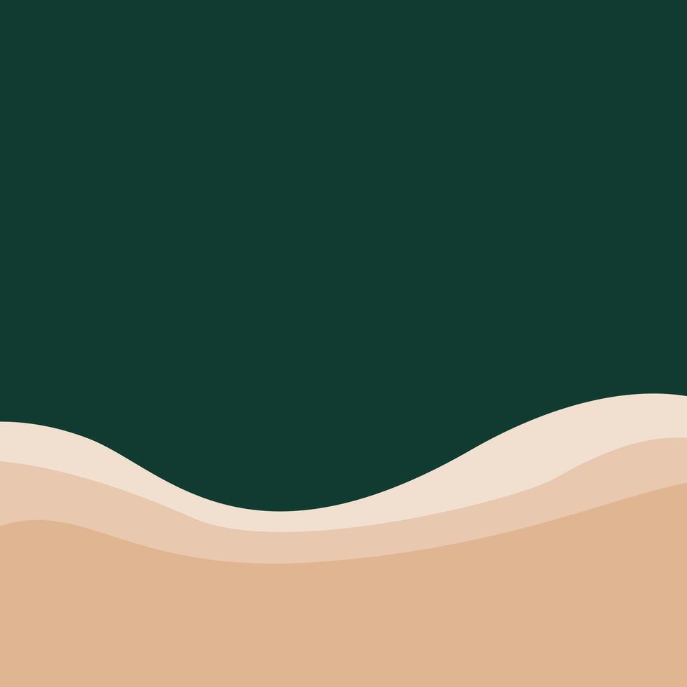 Desert Background with Green Background Social Media Platform vector
