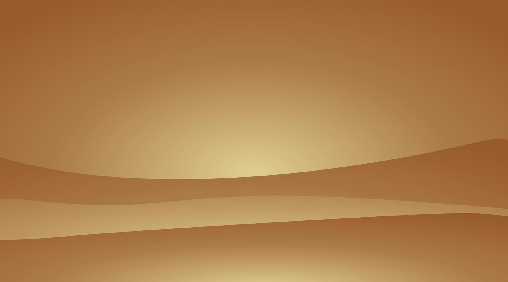 Brown Cream Gradient Background Abstract Landscape Social Media Platform vector