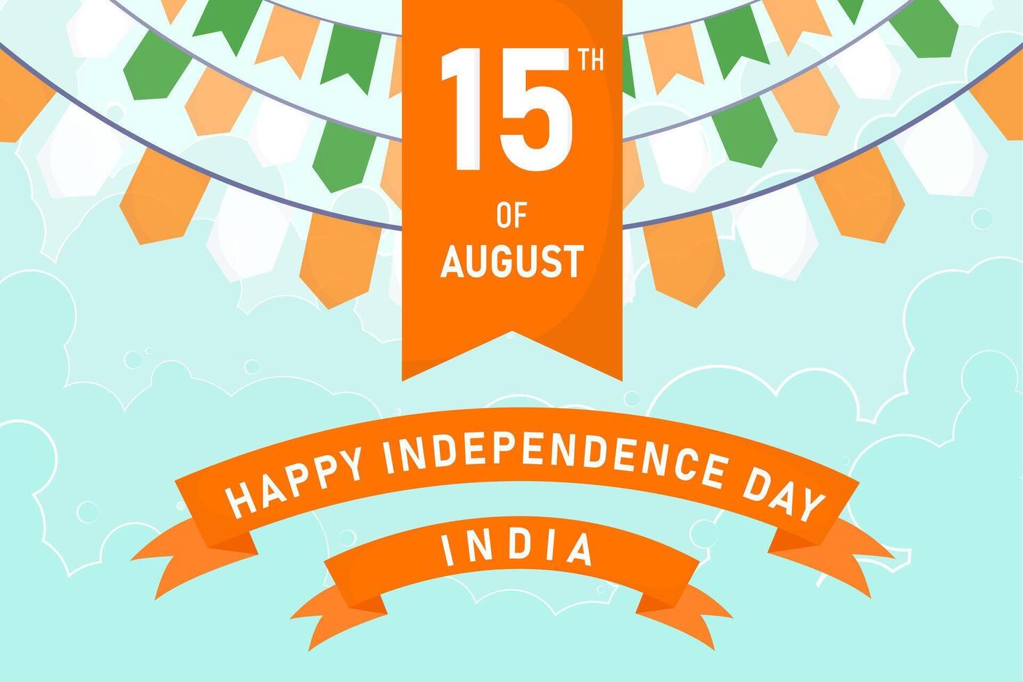 India Holiday Poster, greeting card, banner vector