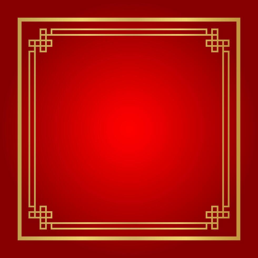 chinese certificate frame, red background, certificate line frame, antique china border gold frame, chinese new year frame outline vector