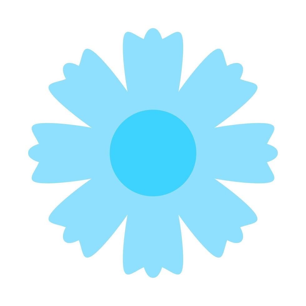 flower icon, floral simple, emoji flower cute, flora sticker vector