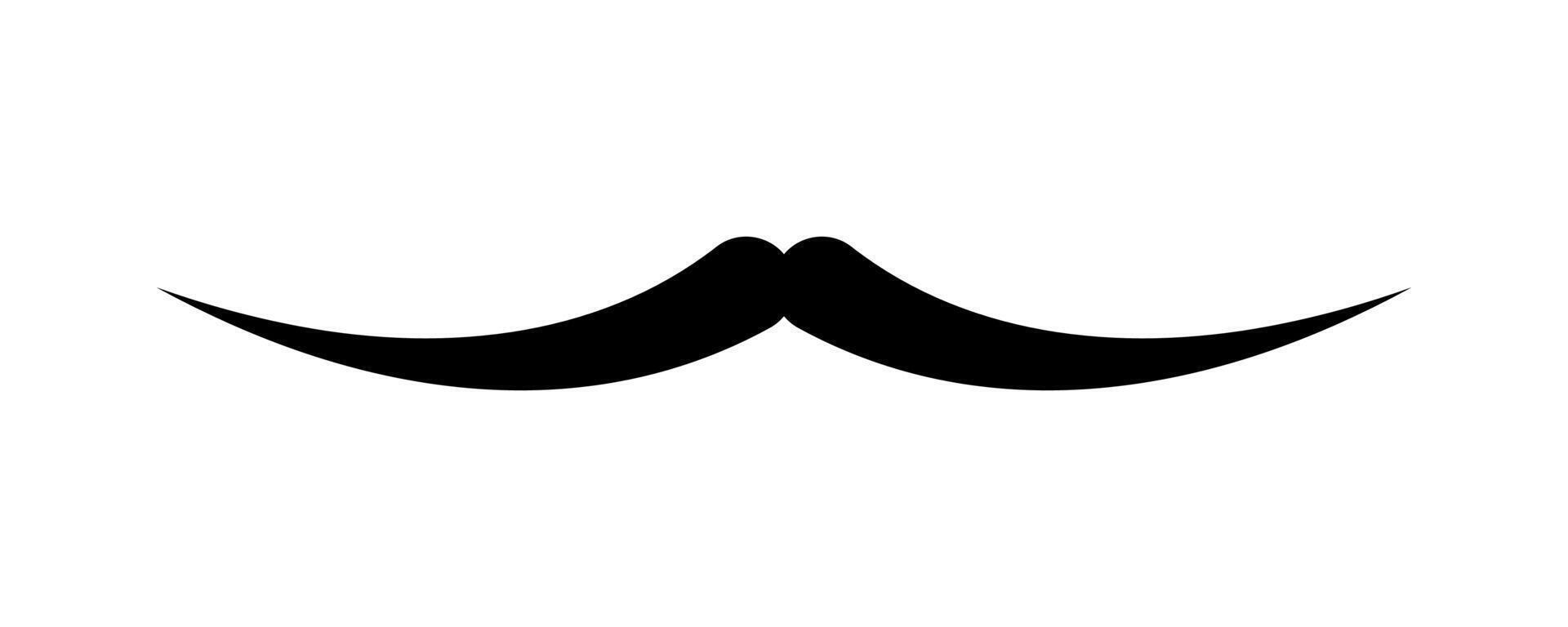 Mustache hipster icon simple, Handlebars Mustache, Whisker Elegant, Silhouette Mustache shape, Classic Gentleman's Mustache vector