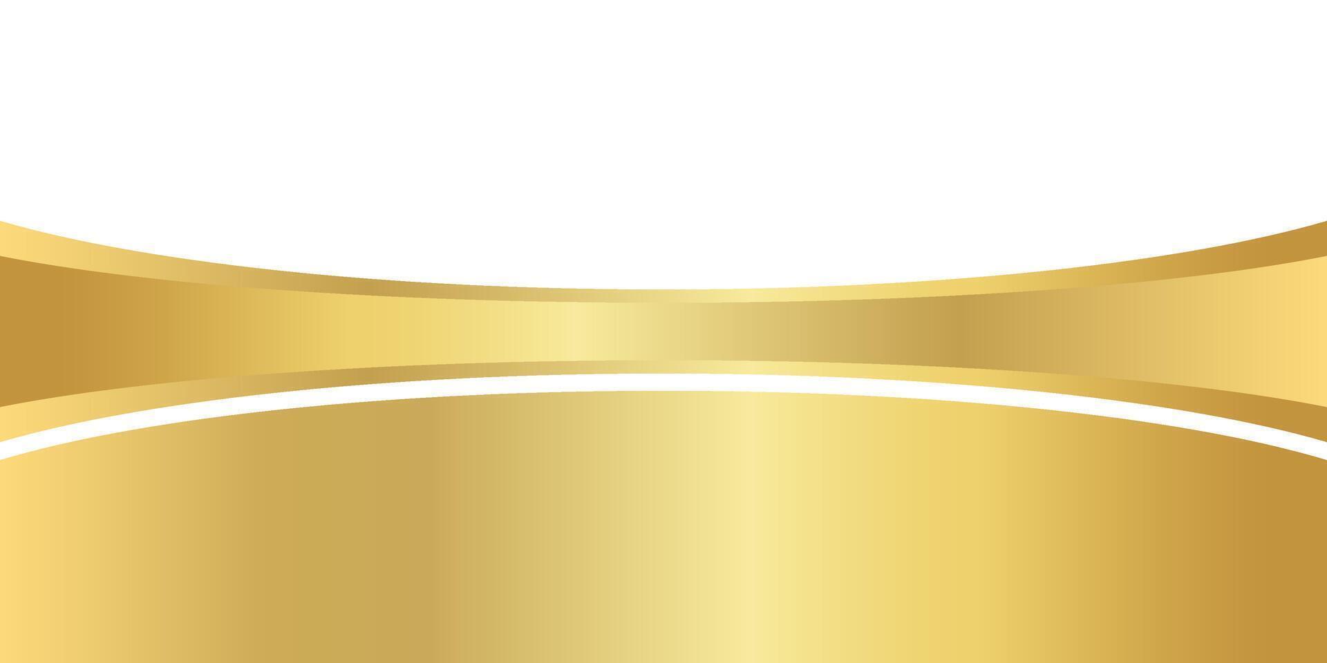 gold gradient for banner ad, golden wavy shape, gold wave curve on white background, golden wave corner shape for banner, stripes ribbon golden graphic, striped gold gradient luxury vector