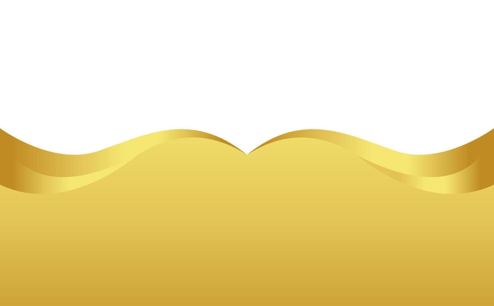 gold wave gradient for a banner, golden wavy shape, gold wave curve on white background, golden wave corner shape for banner, stripes ribbon golden graphic, striped gold gradient luxury vector