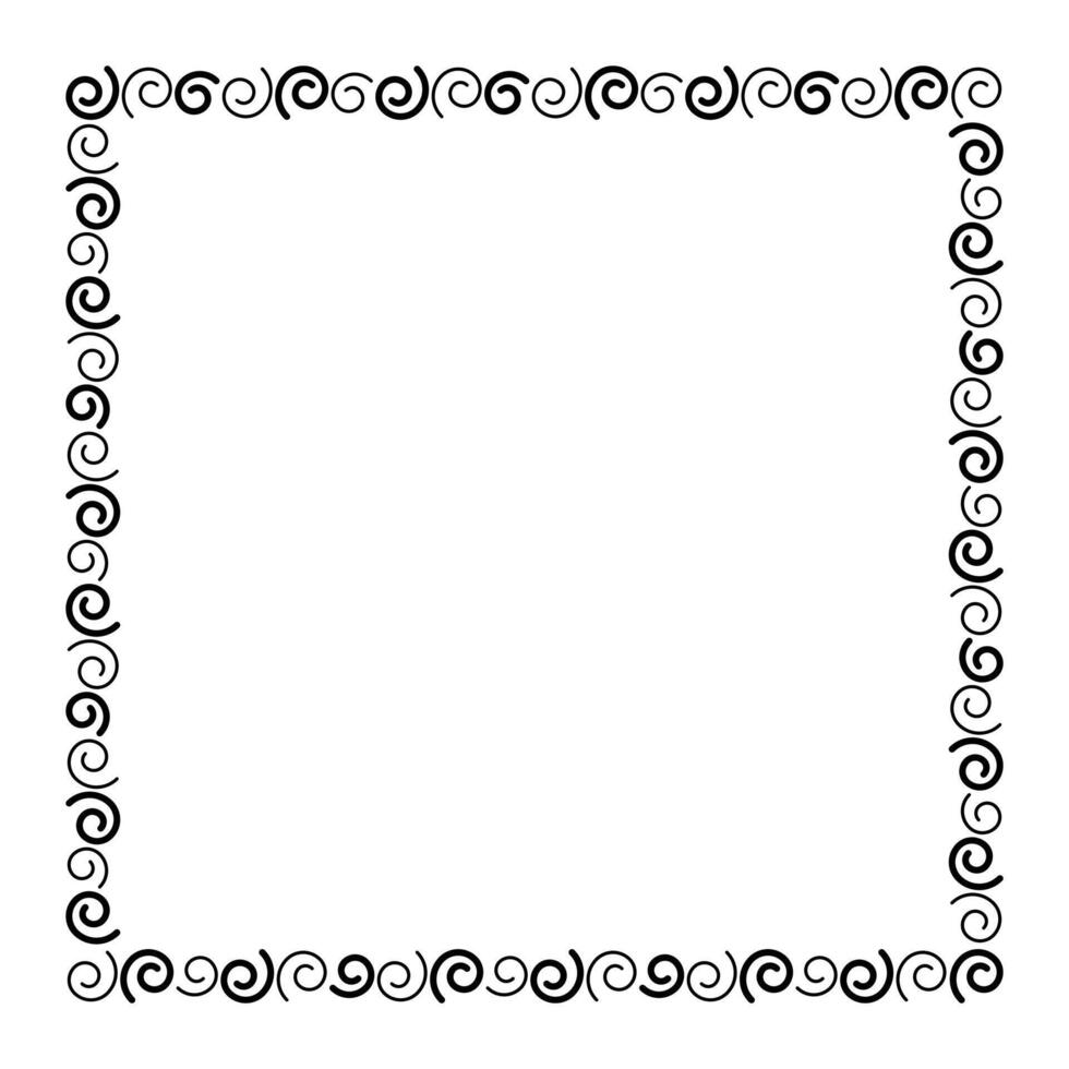 square frame border, empty frame graphic simple, square frame, art line frame vector
