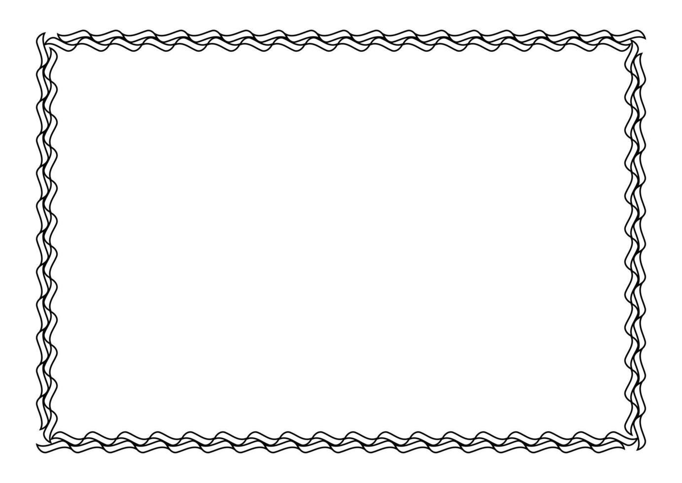 rectangle graphic frame, border frame simple, art line frame vector