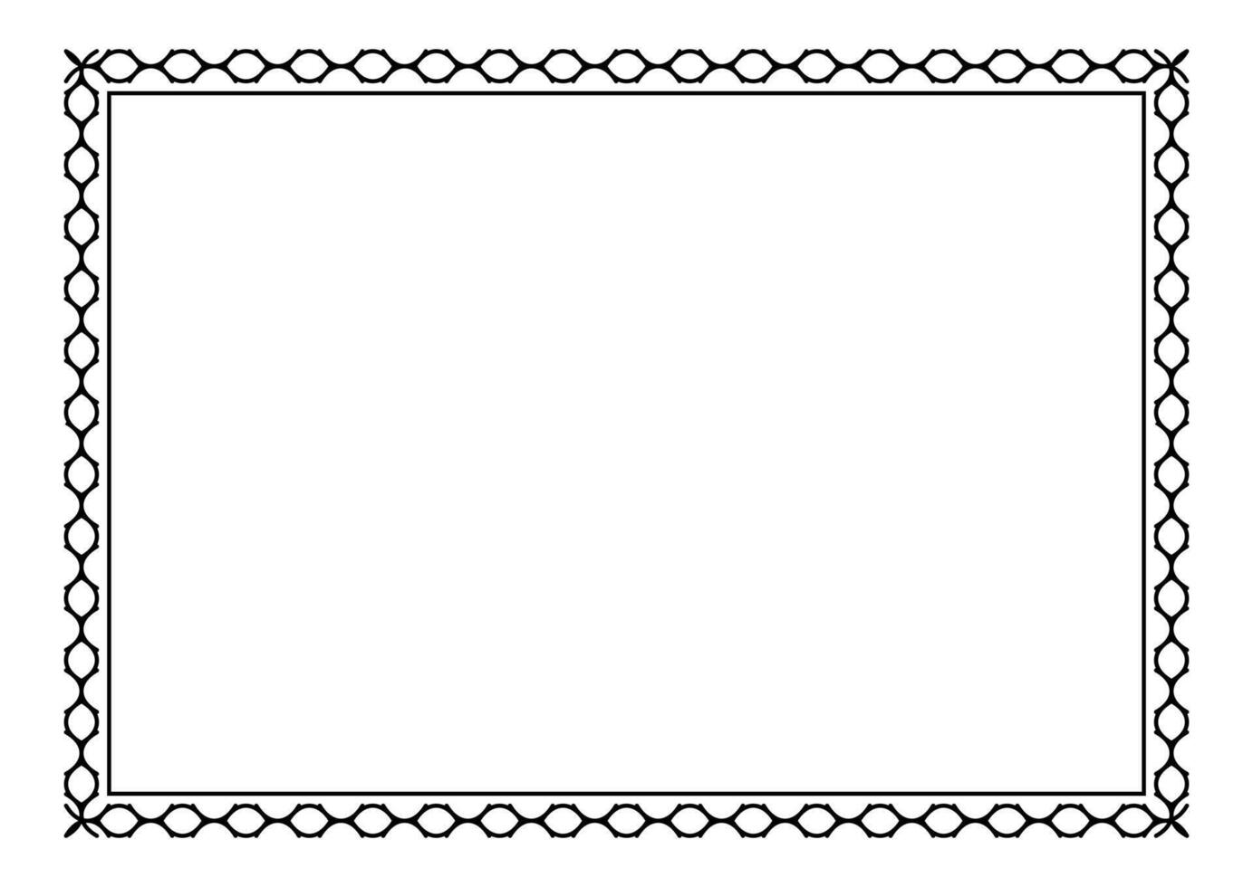 rectangle a4 frame, border frame simple, art line frame vector
