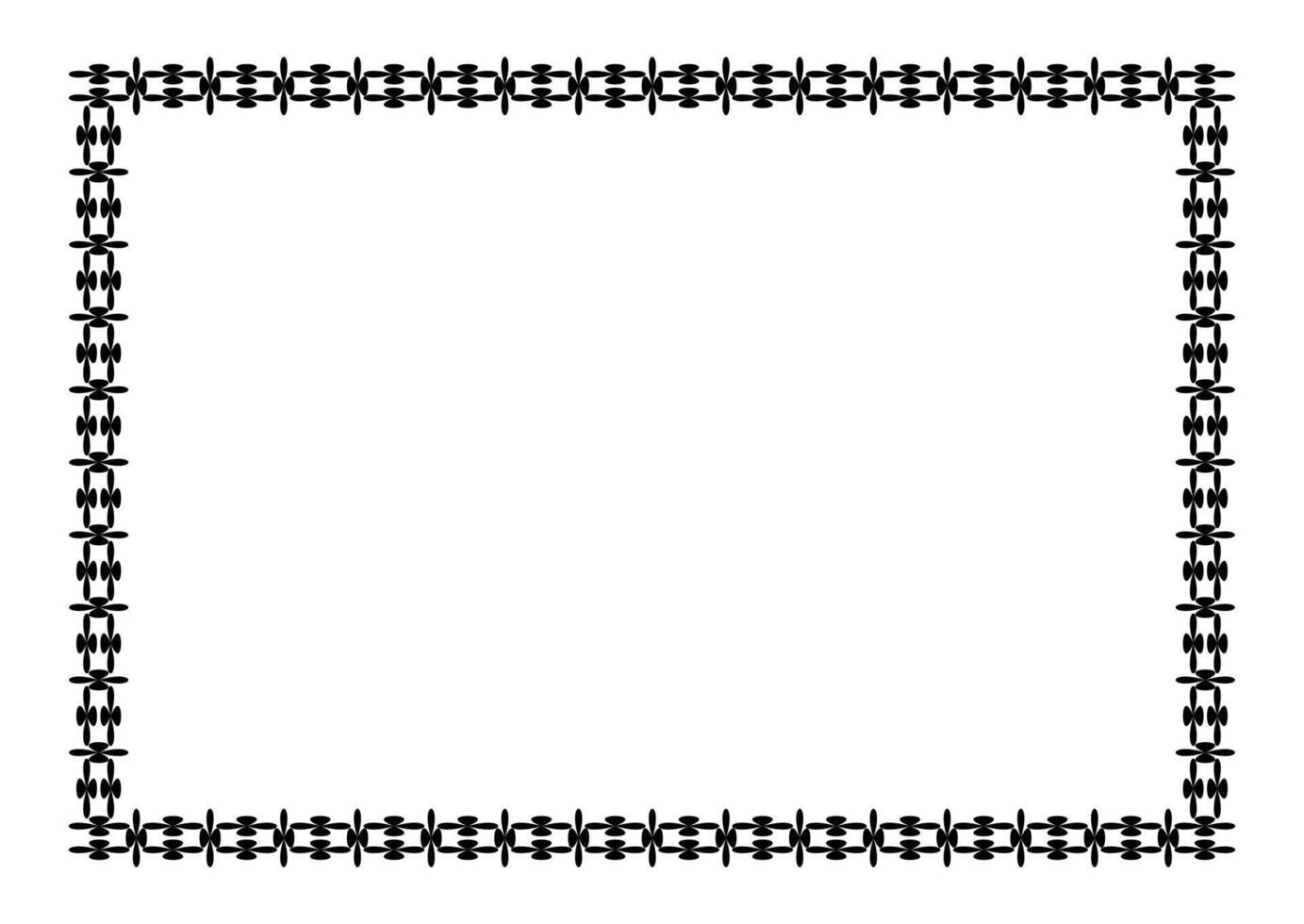 rectangle blank frame, border frame graphic simple, art line frame vector