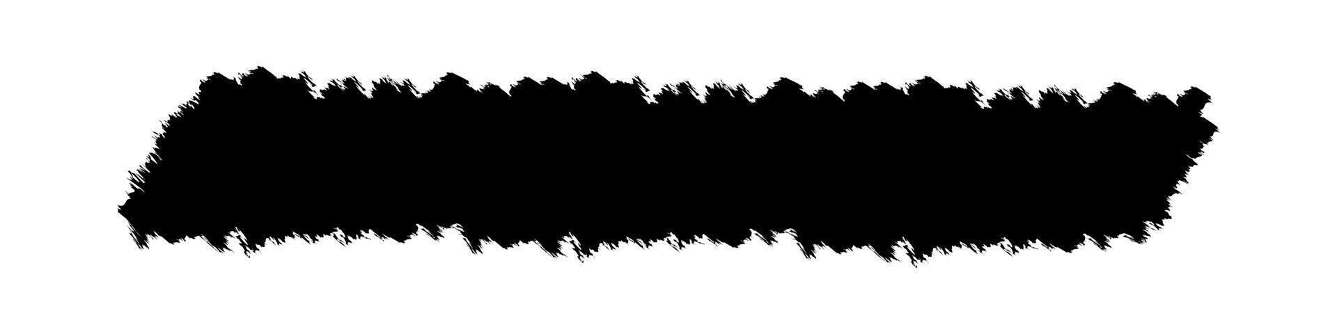 stripe brush mark, stain ink, hand drawn vector