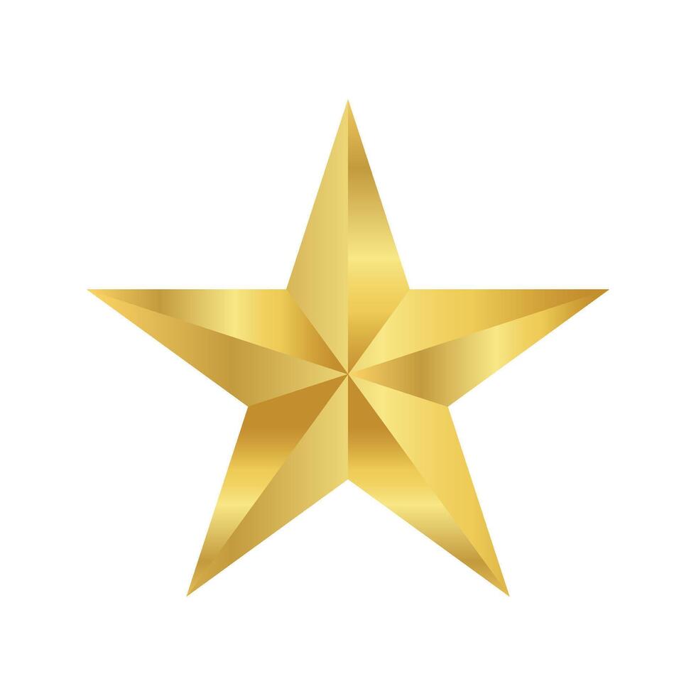 star golden, star gold icon, star sign vector
