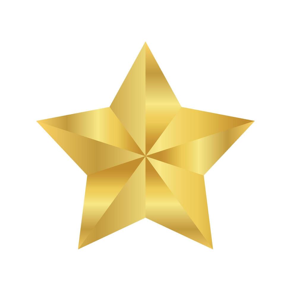 star gold, star gold icon, golden star sign vector