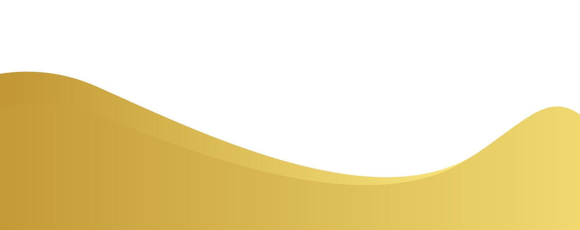 gold wave gradient for banner, golden wavy shape, gold wave curve on white background, golden wave corner shape for banner, stripes ribbon golden graphic, strip gold gradient luxury vector