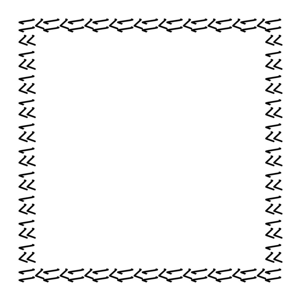 square frame, border frame graphic, square frame, art line frame vector