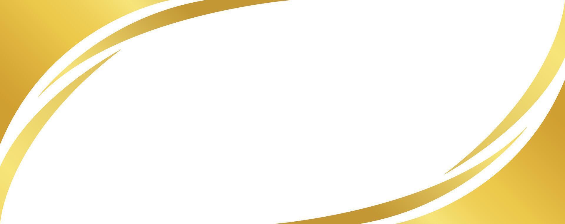 gold wave gradient for banner background, golden wavy shape, gold wave curve on white background, golden wave corner shape for banner, stripes ribbon golden graphic, striped gold gradient luxury vector