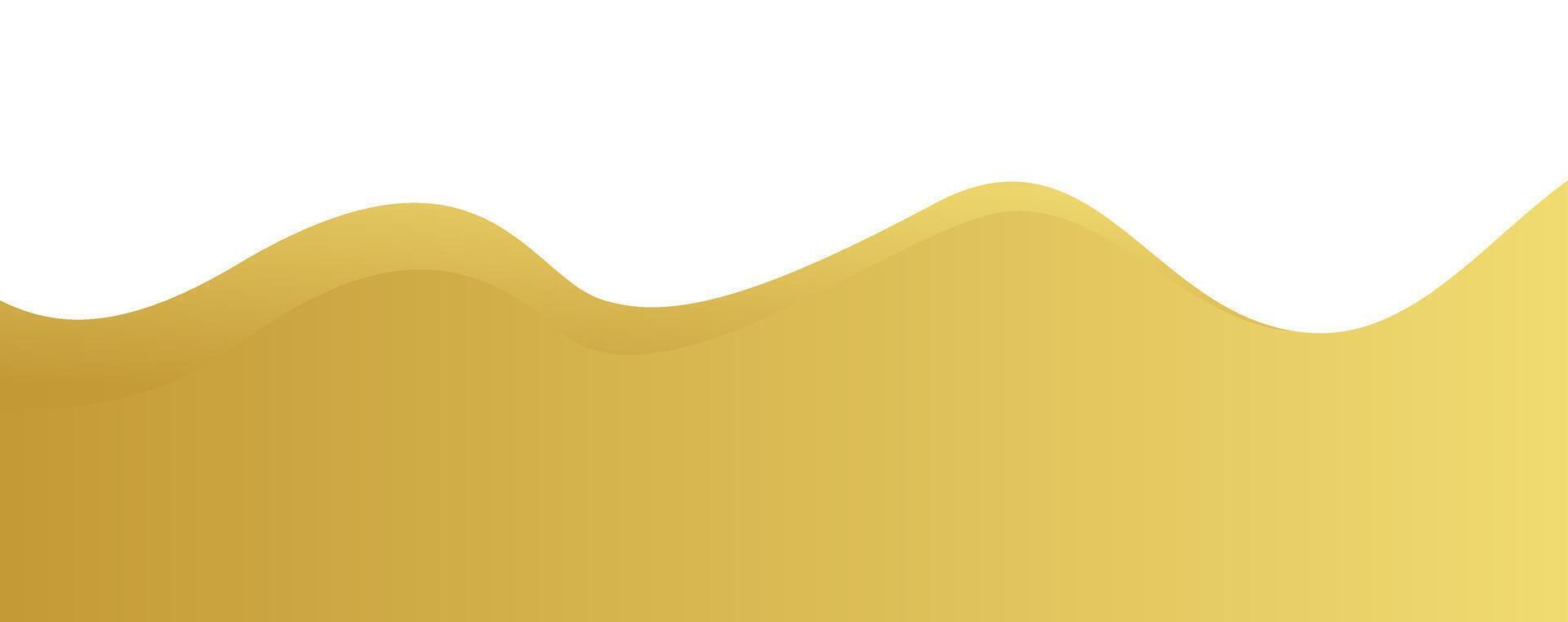 gold wave gradient for banner, golden wavy shape, gold wave curve on white background, golden wave corner shape for banner, stripes ribbon golden graphic, striped gold gradients vector