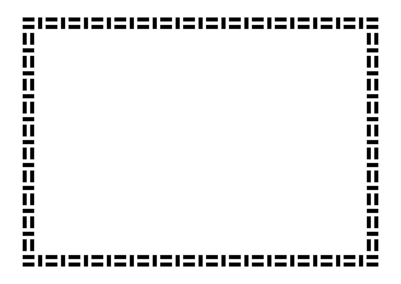 rectangle simple frame, border frame graphic simple, art line frame vector