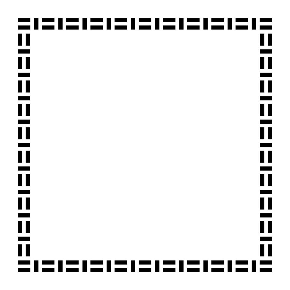 square frame border, frame graphic simple, square frame, art line frame vector