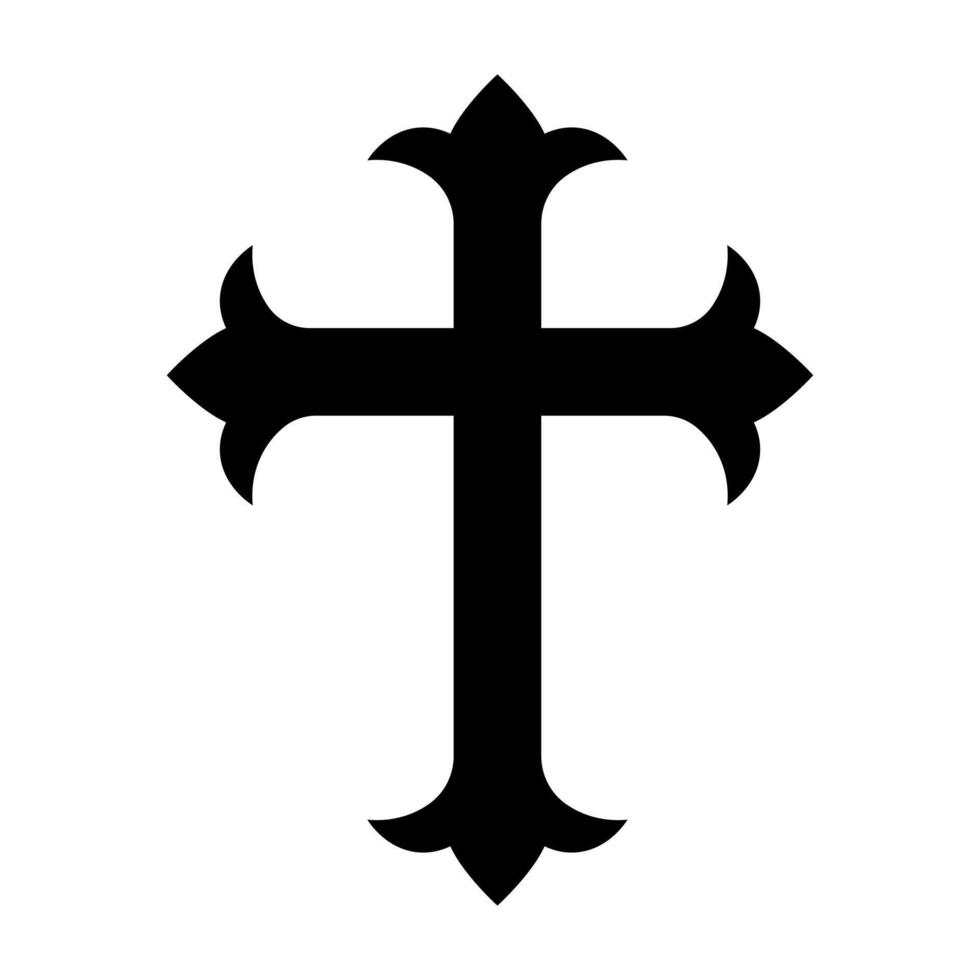 cross symbol, christian crosses icon, christian clip art vector