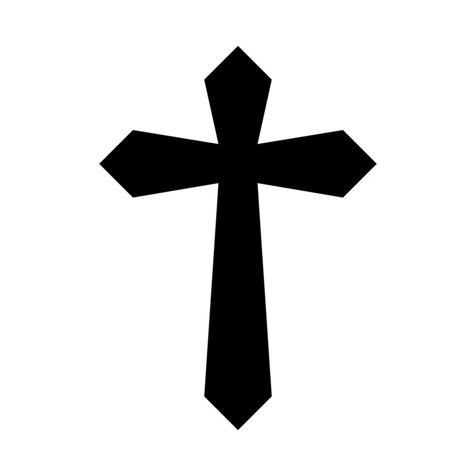 cross for symbol, christian crosses icon vector