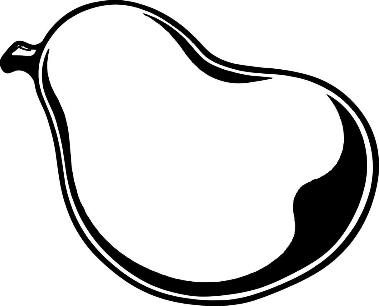 Illustration Of A Single Shiny Red Mango-Shaped Balloon vector