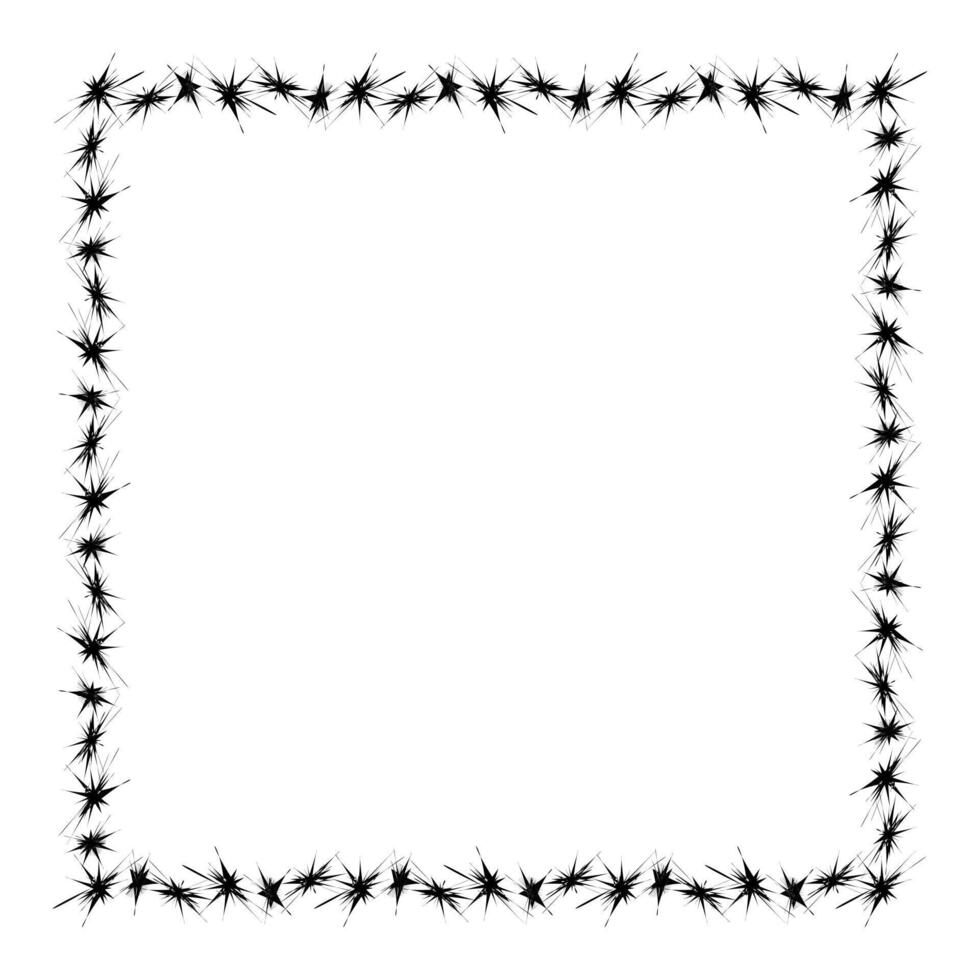 square frame empty, border frame graphic simple, square frame, art line frame vector