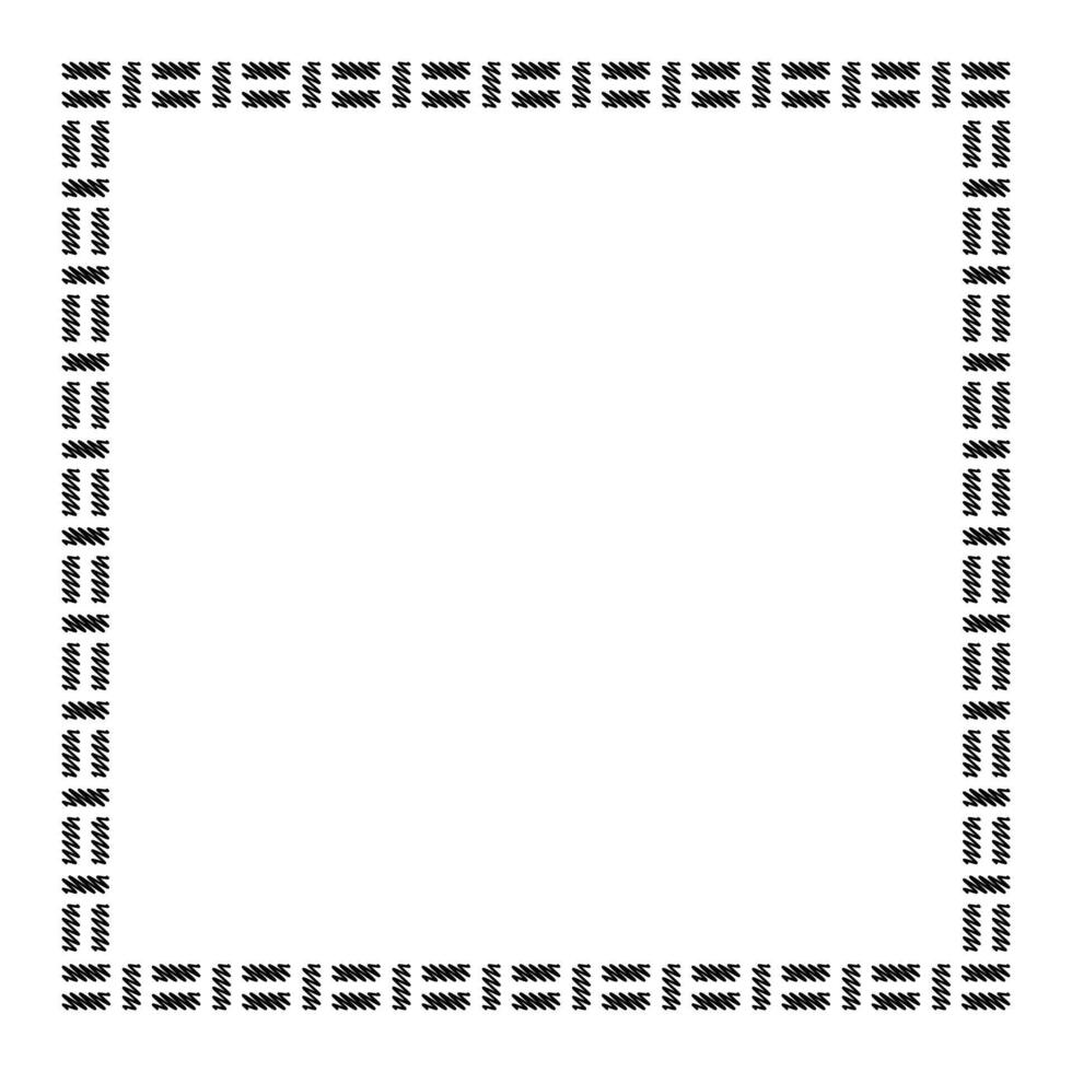 square frame empty black, border frame graphic simple, square frame, art line frame vector