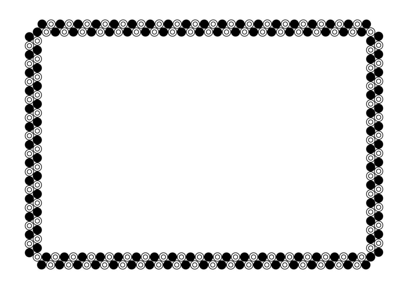 rectangle a4 frame, border graphic simple, art line frame vector
