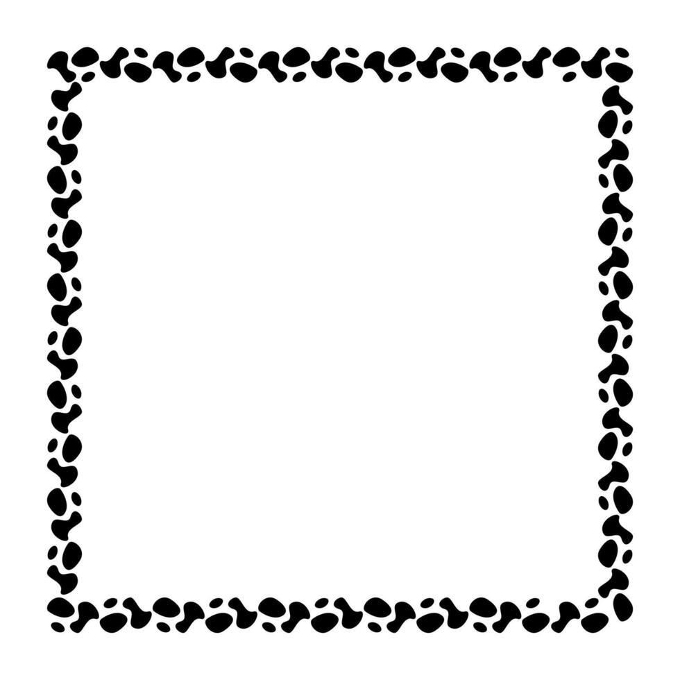 square frame simple, border frame graphic simple, square frame, art line frame vector